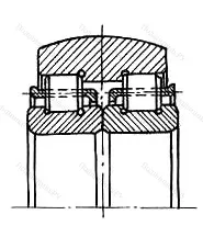 Модификация подшипника 982807М размер 35x77,1x34