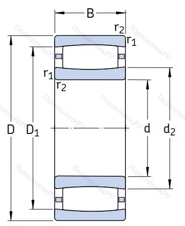 Сферический роликовый подшипник C 2213 TN 9 от производителя  SKF