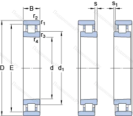 Подшипник N 1018 KTNHA/HC 5SP