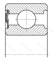 Модификация подшипника 8-20703А2 размер 17x40x14