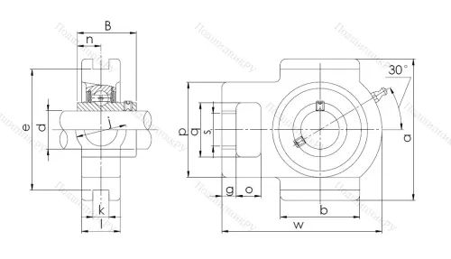 Подшипниковый узел UCT 209 в Твери Подшипниковый узел UCT 209 в Твери