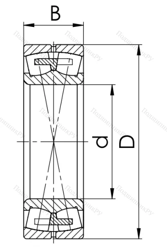 Сферический роликовый подшипник 3520 АМН (22220 MBW 33) в Твери