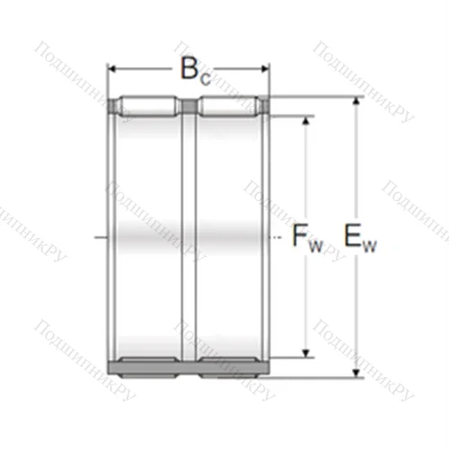 Подшипник игольчатый радиальный K 30x35x46ZWTN