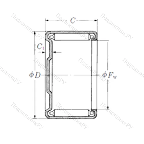Подшипник игольчатый радиальный M-32241