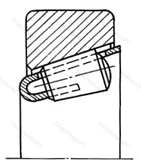 Модификация подшипника 8-977906К1 размер 28,07x44,477x9,597 от производителя  ГПЗ-1 Модификация подшипника 8-977906К1 размер 28,07x44,477x9,597 от производителя  ГПЗ-1