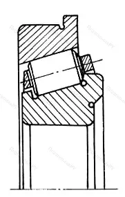 Модификация подшипника 677/730 размер 730x840x35 от производителя  ГПЗ-9