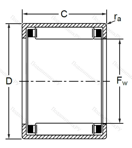 Подшипник HK 1622 в Твери Подшипник HK 1622 в Твери
