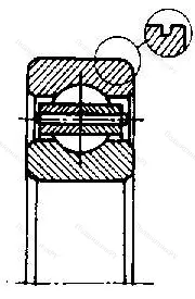 Подшипник L 258K 3 размер 2,5x8x2,8