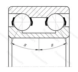 Модификация подшипника 3056208 размер 40x80x30,2 от производителя  CRAFT