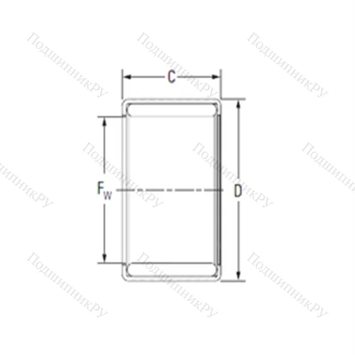 Подшипник игольчатый радиальный Y 810