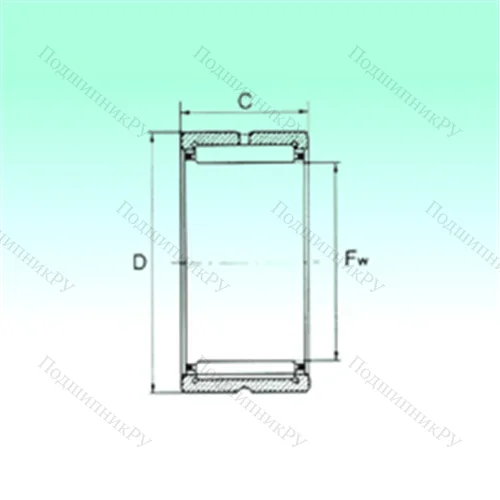 Подшипник игольчатый радиальный NK 43/30
