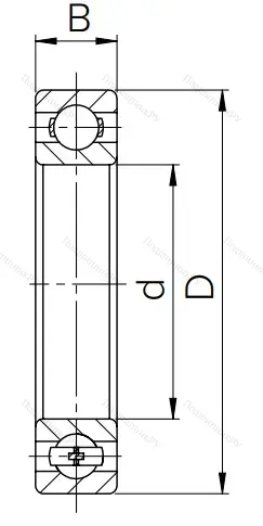 Шариковый однорядный подшипник 209 (6209) в Твери