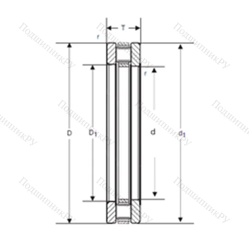 Подшипник роликовый упорный 81132 от производителя  SIGMA Подшипник роликовый упорный 81132 от производителя  SIGMA