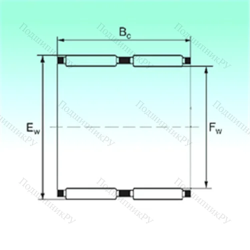 Подшипник игольчатый радиальный K 80x88x46 - ZW от производителя  NBS Подшипник игольчатый радиальный K 80x88x46 - ZW от производителя  NBS