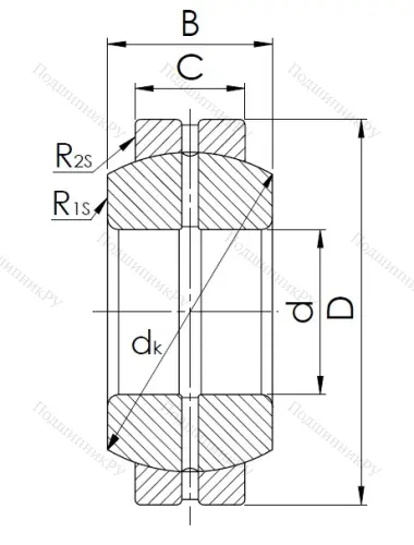 Шарнирный подшипник GE 55 ES в Твери