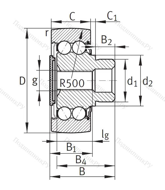Подшипник ZL 5205 DRS