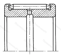 Подшипник  274707 размер 35x50x27 от производителя  ГПЗ-11