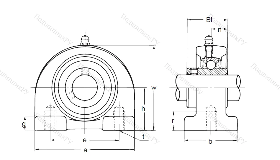 Подшипниковый узел UKP 218 в Твери