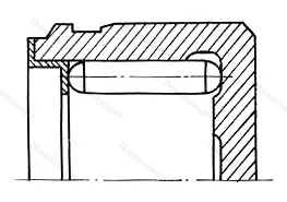 Модификация подшипника 704702К2С10 размер 16,3x30x25