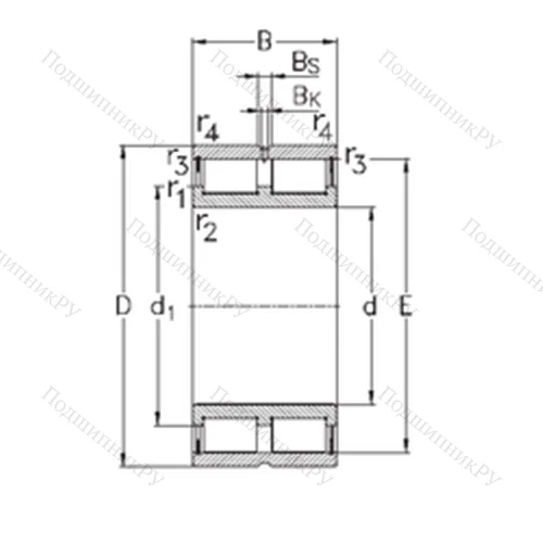 Подшипник роликовый радиальный NNCL 4838-V