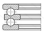 Подшипник  52220 (38220) размер 85x150x67 от производителя  SKF Подшипник  52220 (38220) размер 85x150x67 от производителя  SKF