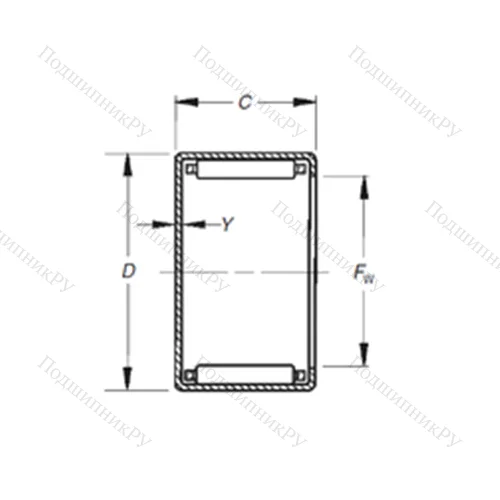 Подшипник игольчатый радиальный MJ-861