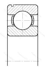 Модификация подшипника 70-50409 размер 45x120x29