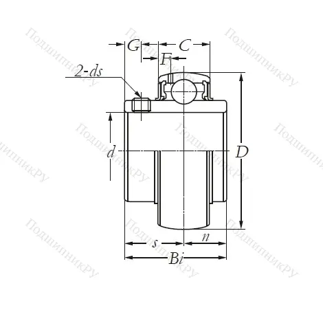 Корпусный подшипник  UCX 09 в Твери