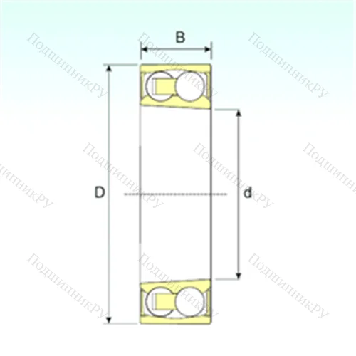 Подшипник шариковый радиальный самоцентрирующийся 2213-2RSKTN 9