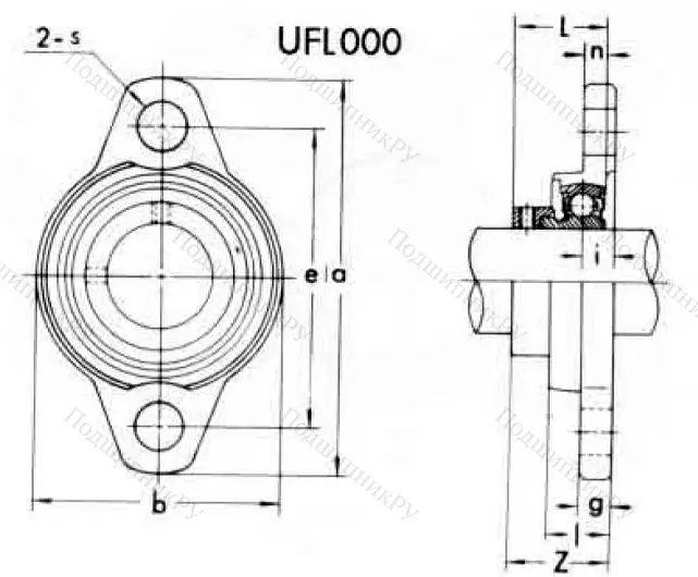 Подшипниковый узел UFL 006 (ASAHI) в Твери