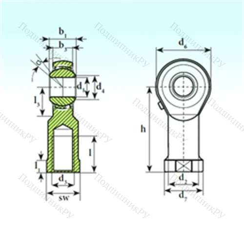 Подшипник шариковый радиальный самоцентрирующийся TSF 30 BB-O