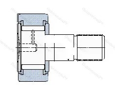 Модификация подшипника кнс40РР размер 18x40x20/58