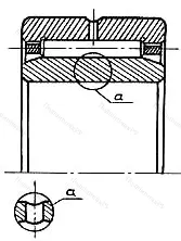Подшипник  ИКВ50х62х12 размер 50x62x12