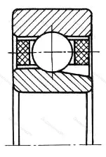 Модификация подшипника 35-600311Р1 размер 55x120x29 от производителя  ГПЗ-4