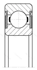 Модификация подшипника 6-180109 размер 45x75x16 ГПЗ-23