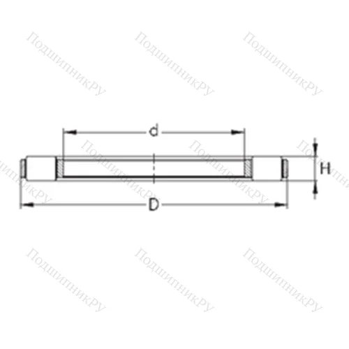 Подшипник роликовый упорный K 81130-MB