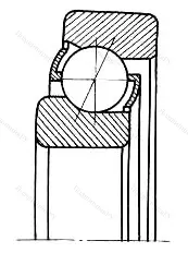 Подшипник  326705 размер 25x62x20 от производителя  ГПЗ-1 Подшипник  326705 размер 25x62x20 от производителя  ГПЗ-1