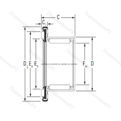 Подшипник комбинированный RAX 714 от производителя  TIMKEN