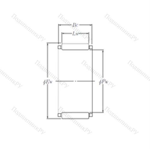 Подшипник игольчатый радиальный KBK 11?14?13.5X 1