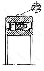 Модификация подшипника 6-3282120К размер 100x150x37 от производителя  ГПЗ-1