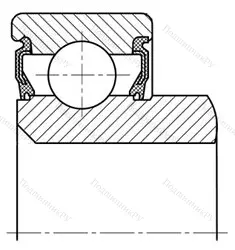 Подшипник  520907 размер 37x62x14/21