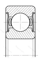 Модификация подшипника 5-6010Е размер 10x28x8 ГПЗ-4