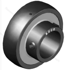 Высокотемпературный корпусной подшипник UC 202 BHTS ZZ GR CG 350° BECO в Твери
