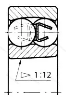 Подшипник  111616 (2316K) размер 80x170x58 от производителя  ГПЗ-8