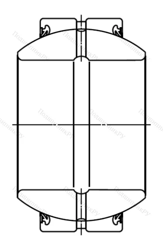 Шарнирный подшипник GE 50 ES 2RS в Твери