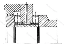 Модификация подшипника 4-504813К1 размер 65x155x103