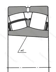 Модификация подшипника 4153726 размер 130x210x80 ГПЗ-34