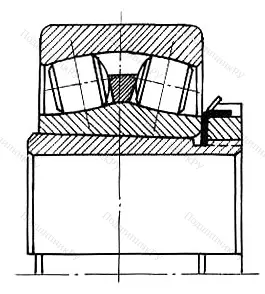 Модификация подшипника 353618Н размер 90x215x73/97