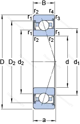 Подшипник S 7004 ACE/P 4BVG 275