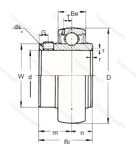 Корпусный подшипник UC 205-16 (ASAHI) в Твери Корпусный подшипник UC 205-16 (ASAHI) в Твери